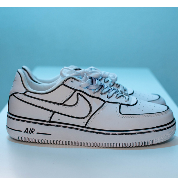 Custom Cartoon Air Force 1's