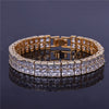 2 Row Iced Tennis Bracelet